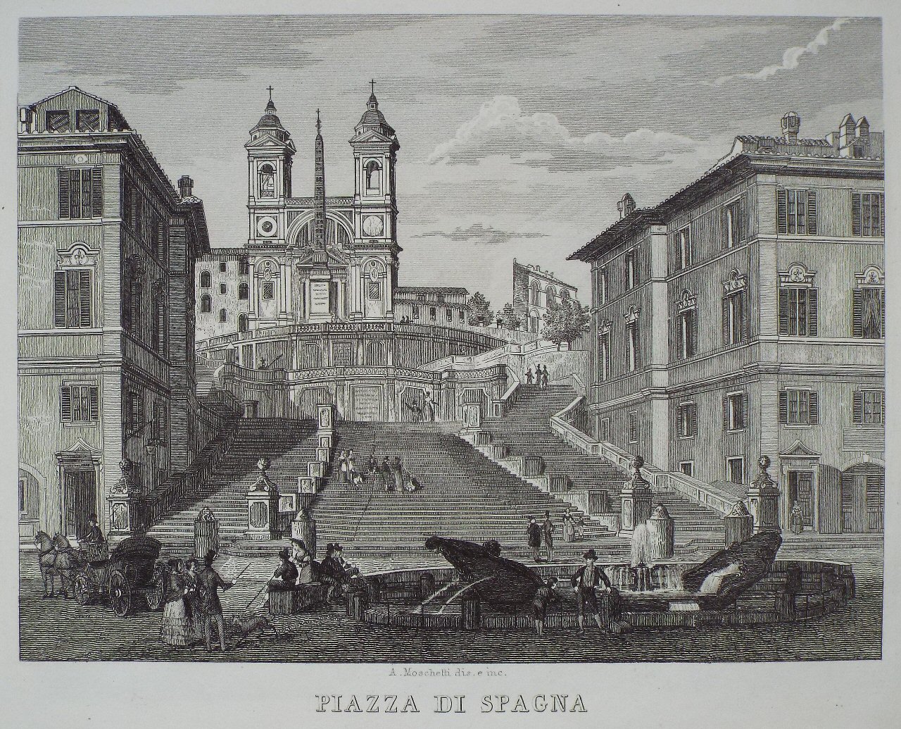 Print - Piazza di Spagna - 